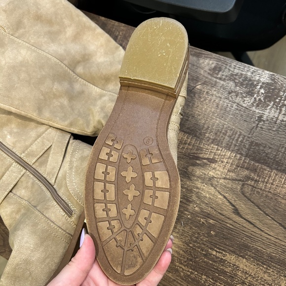 Bottes en Suède beige - Picture 3 of 4